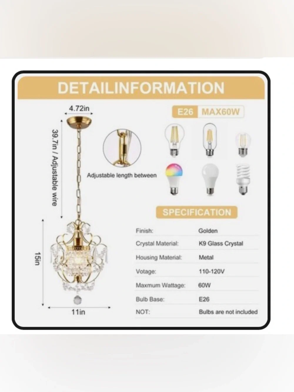 Modern Gold Mini Chandelier, Crystal Light Fixtures